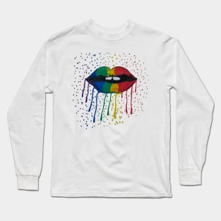 Colourful lips Long Sleeve T-Shirt